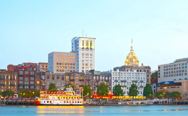 Centro storico Savannah — Foto Stock