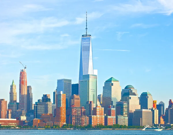 Ciudad de Nueva York al atardecer — Foto de Stock