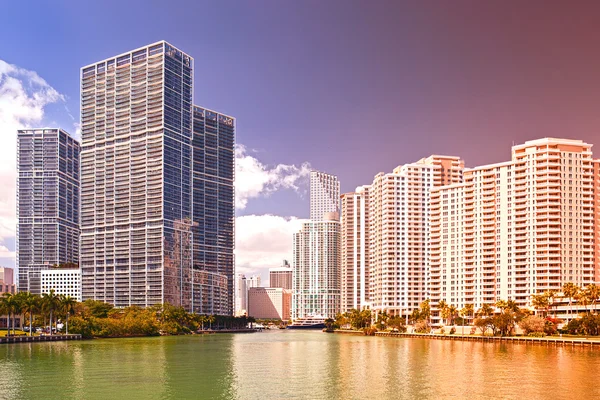 Miami downtown gün batımında