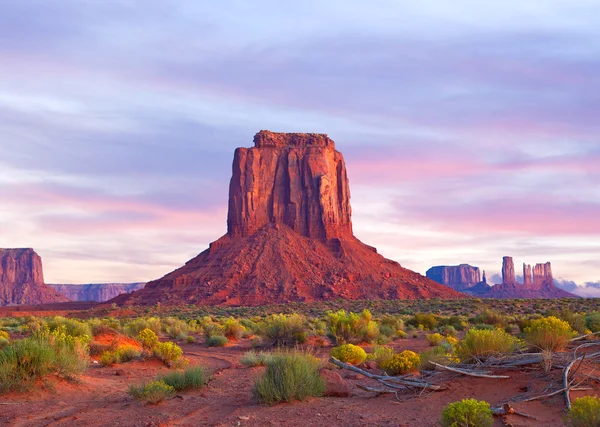 Red rocks in Monument Valley Utah — Stock Photo, Image