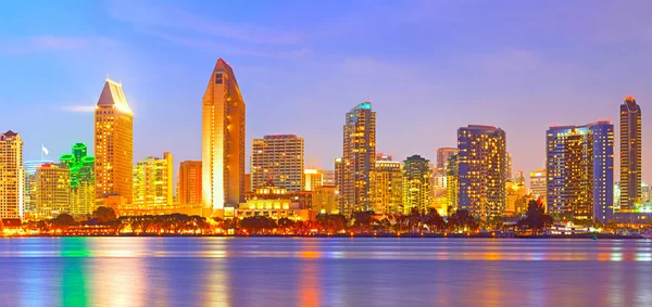 San Diego California at sunset Stock Image