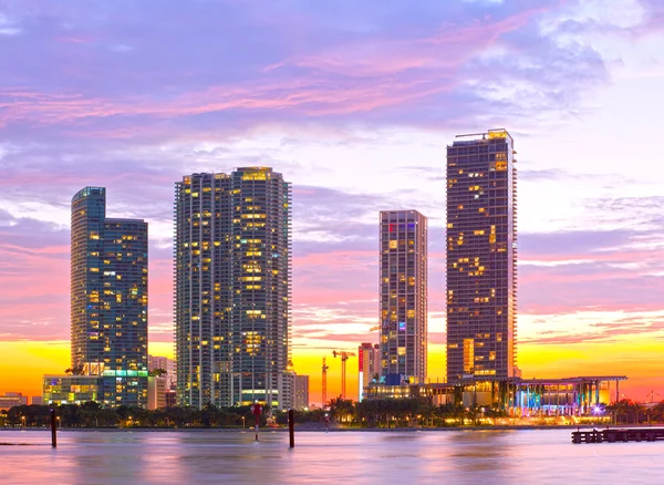 Panorama van Miami Florida — Stockfoto