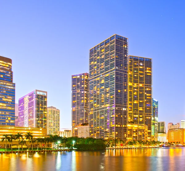 Panorama i Miami Florida — Stockfoto