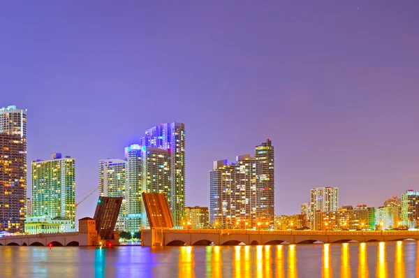 Panorama van Miami Florida Rechtenvrije Stockfoto's