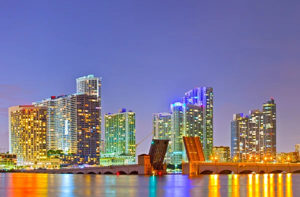 Panorama de Miami Florida Fotografias De Stock Royalty-Free