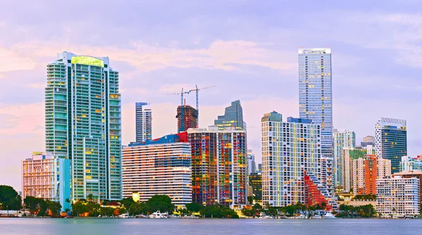 Panorama van Miami Florida Stockfoto