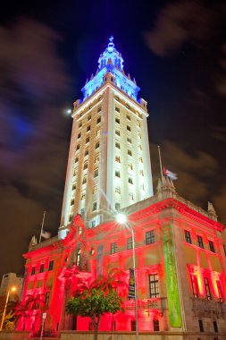 Gece sahne Miami Florida