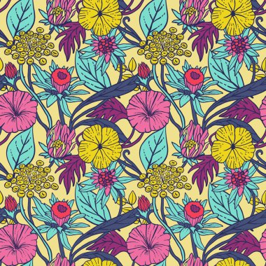 Kusursuz çiçek deseni