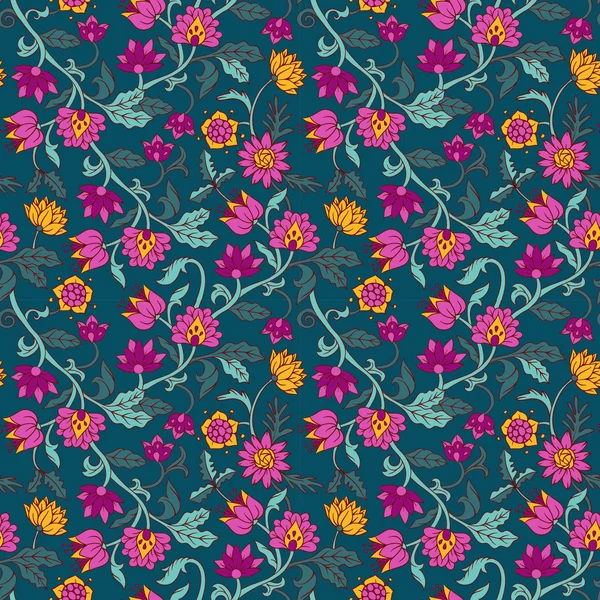 Fond floral vectoriel sans couture — Image vectorielle