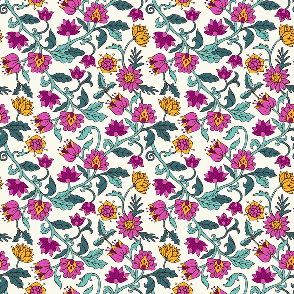 Dikişsiz vector floral arka plan