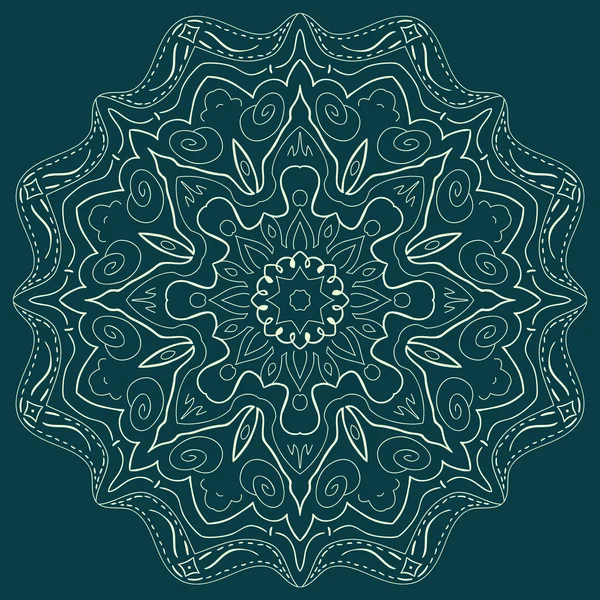 vektör yuvarlak süsleme