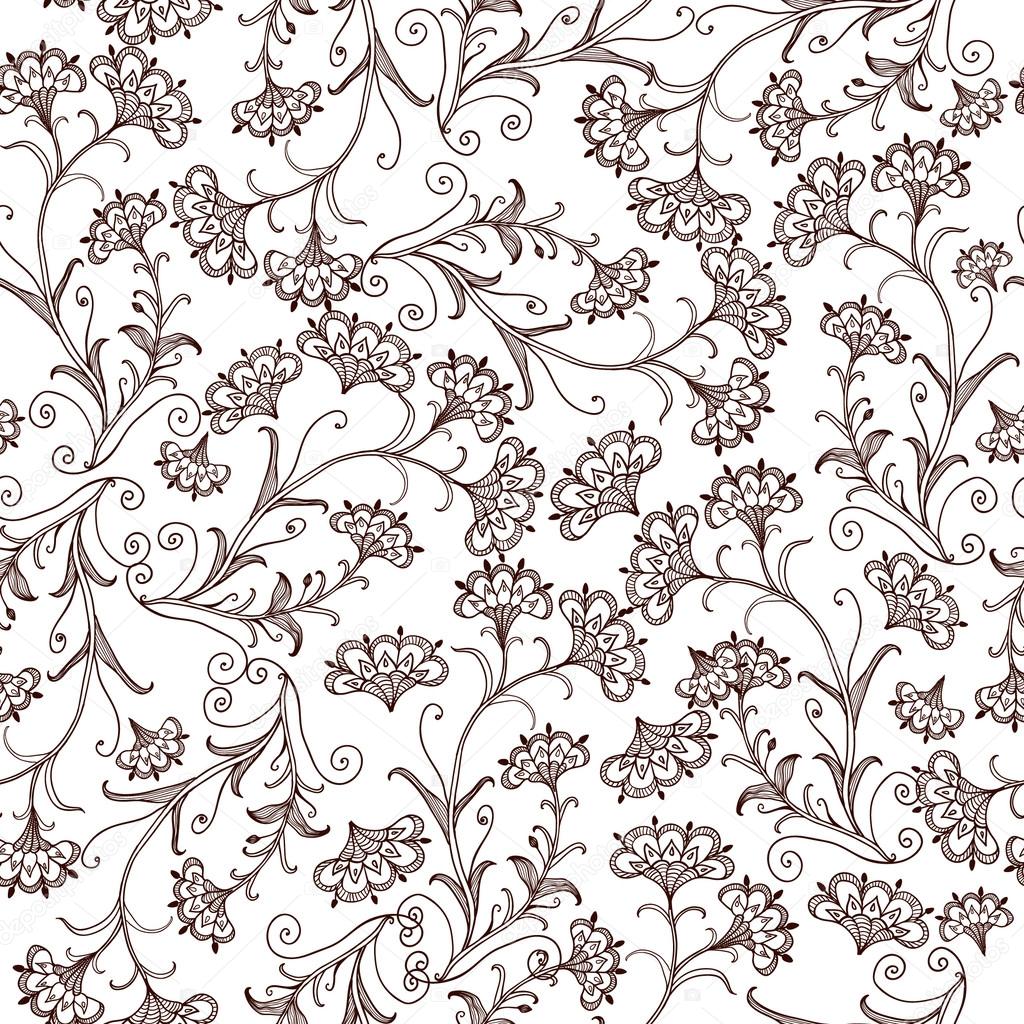 Vector floral pattern