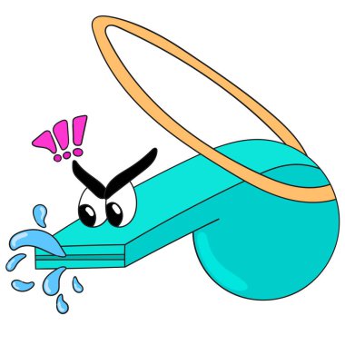 Çizgi film suratlı ıslık