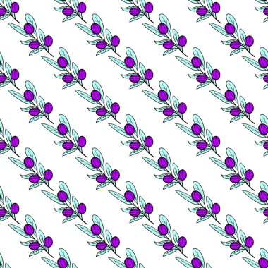 mor dut tekrarlı yaprak arkaplanı