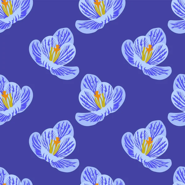 Flor Primavera Moda Repetición Patrón — Archivo Imágenes Vectoriales
