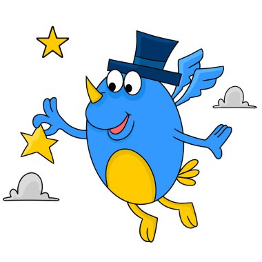 Göksel yaratıklar yıldızları topluyor.