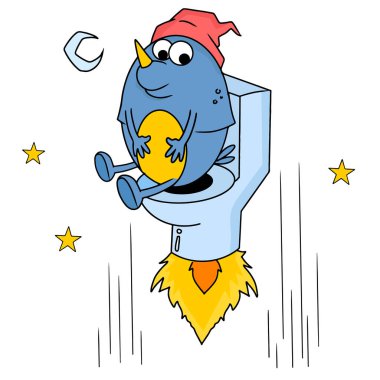 Dünya dışı varlıklar roket su deposunu kullanarak uçar.