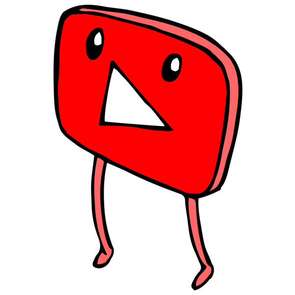 видео социальные сети с симпатичным персонажем