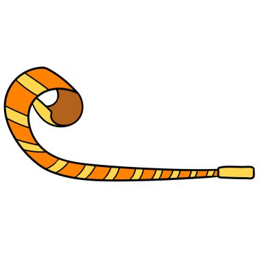 Bir parti oyuncağı çiz. karalama simgesi resmi