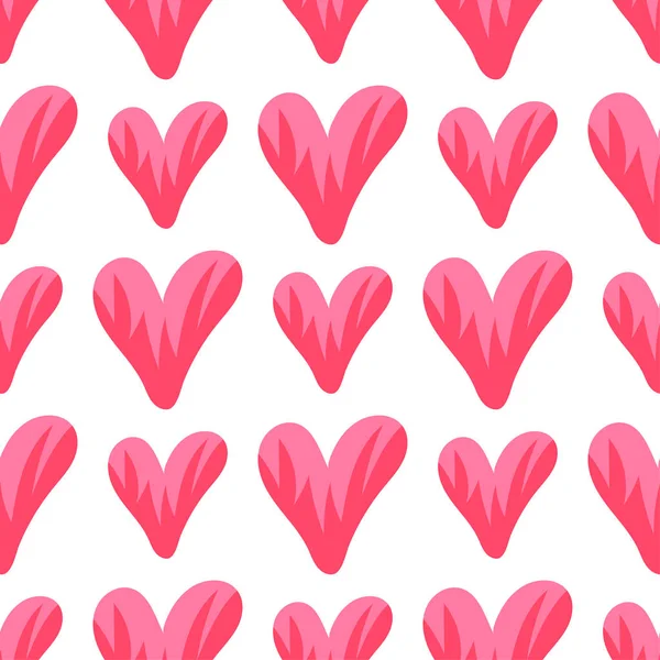 Sevgililer Günü Kusursuz Tekstil Baskısını Seviyorum Tekrarlanan Kalıp Arkaplan Tasarımı — Stok Vektör