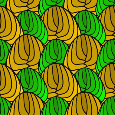 Yaprak bitkisi dokusu dikişsiz tekstil izi. tekrarlanan kalıp arkaplan tasarımı