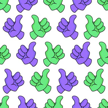 Parmak izi, kusursuz tekstil izi. tekrarlanan kalıp arkaplan tasarımı