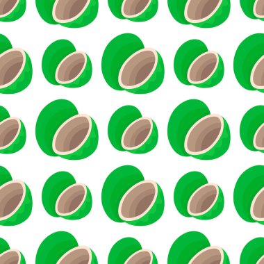 Genç hindistan cevizli, dikişsiz tekstil deseni. tekrarlanan kalıp arkaplan tasarımı