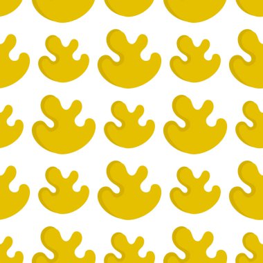 Soyut sarı, pürüzsüz tekstil izi. tekrarlanan kalıp arkaplan tasarımı