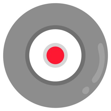 Kayıt cihazı dijital simgesi. karalama simgesi çizimi