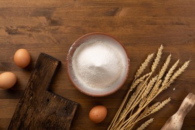 Fırın ve ekmek pişirme konsepti