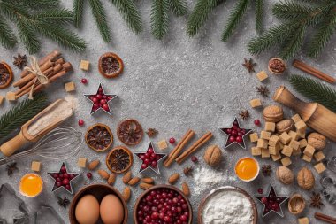 Noel ve Yeni Yıl Malzemeleri 2022 Fotokopi Alanı ile Pişirme.