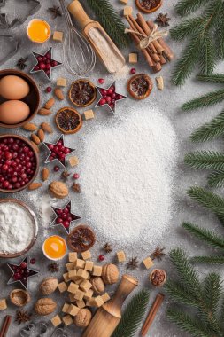 Noel ve Yeni Yıl Malzemeleri 2022 Fotokopi Alanı ile Pişirme.