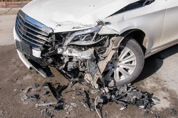 Auto bij een ongeval — Stockfoto