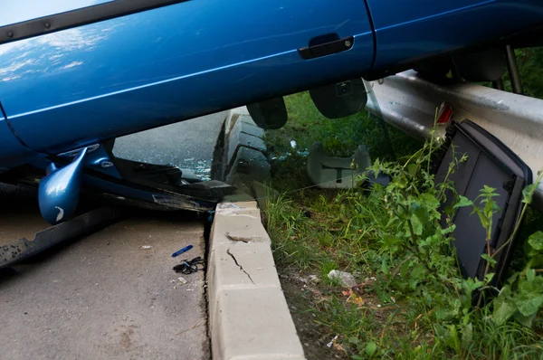 Auto-ongeluk — Stockfoto