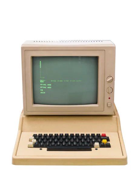 Vintage old computer — Stock Photo, Image