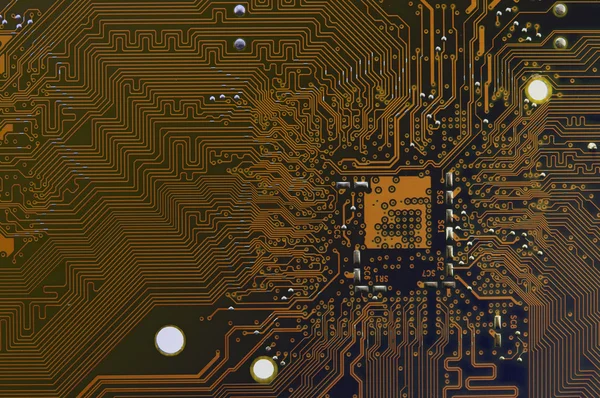 Circuit board digital highways — Stock Photo, Image