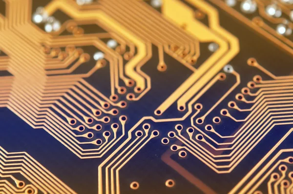 Circuit board digital highways — Stock Photo, Image