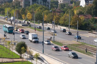 Kentsel şehir trafik
