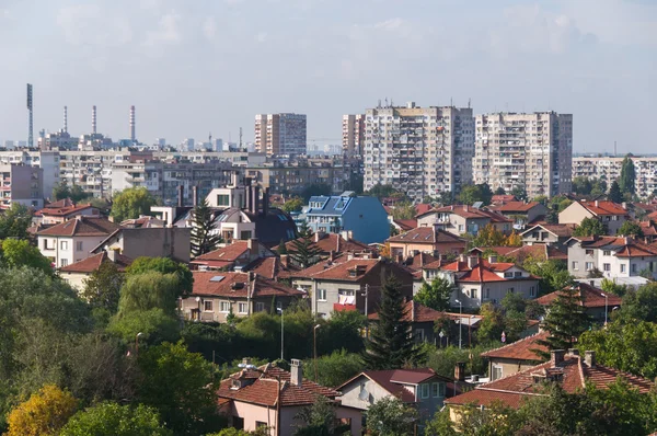 Stadt aus der Luft — Stockfoto