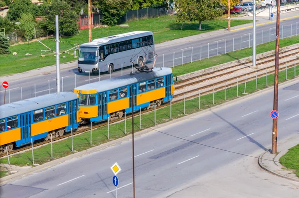 Tráfico urbano — Foto de Stock