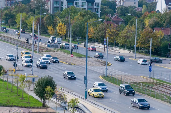 Stadstrafik urban — Stockfoto