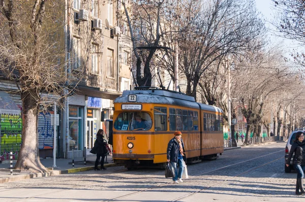 Urban järnväg i Sofia — Stockfoto