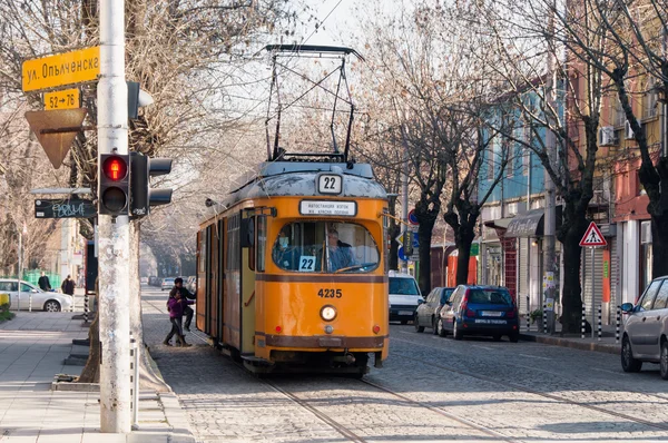 Urban järnväg i Sofia — Stockfoto