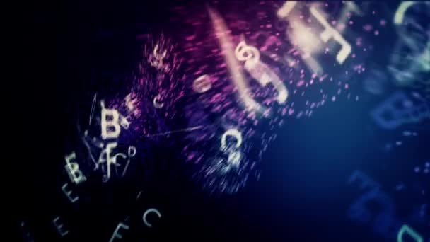 Lettres volantes dans l'espace lointain 