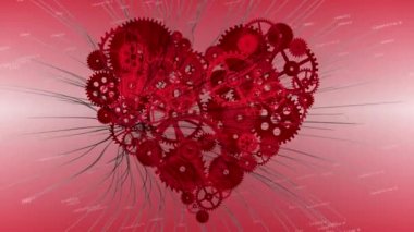 Sevgililer günü için robot kalp