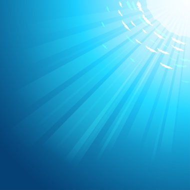 Sualtı derin deniz arka plan