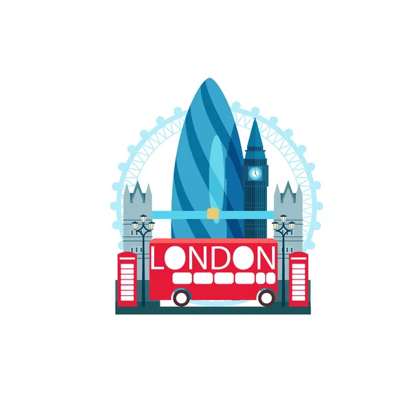 London Great Britain — Stock Vector