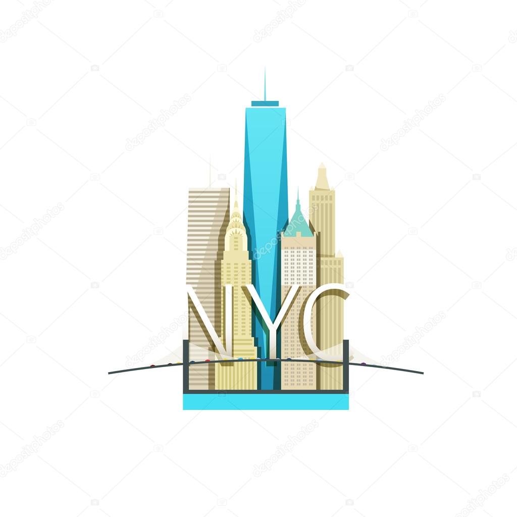 illustration of New York City