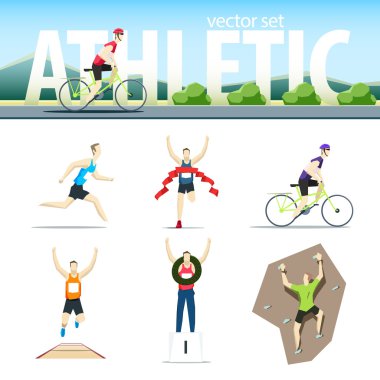 Atletik vektör se