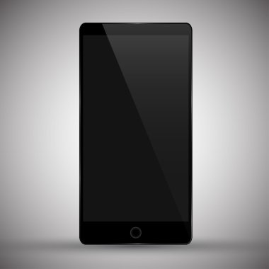 Modern cep telefonunun vektör illüstrasyonu